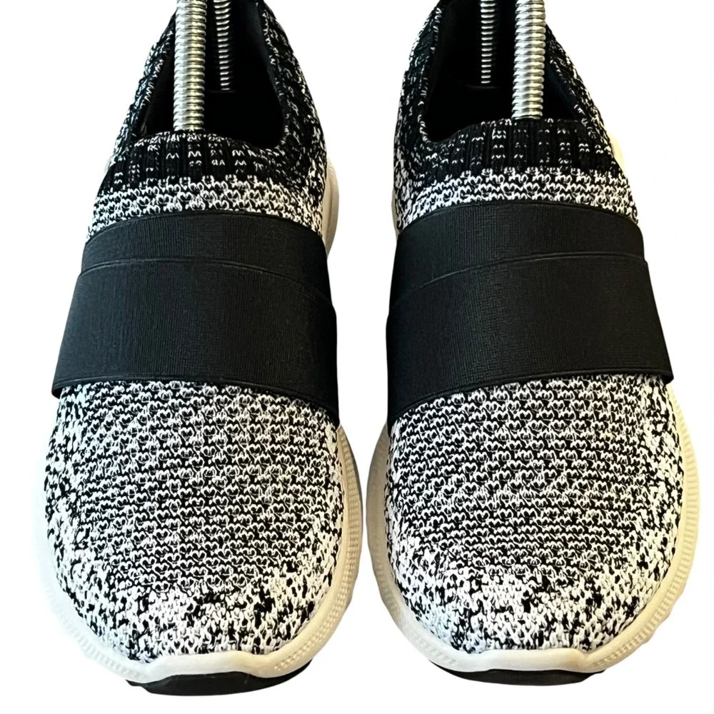 NWOT Aetrex Allie Sneakers Womens 6 6.5 Black Ombre Knit‎ Arch Support